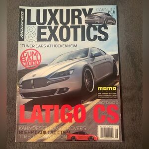 😸Free with bundle😸 Modified Mags “Luxury & Exotics” August 2006 issue
